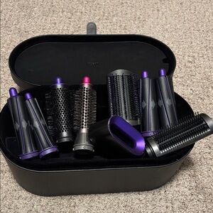 Dyson Black and Purple Hair attachments Only!